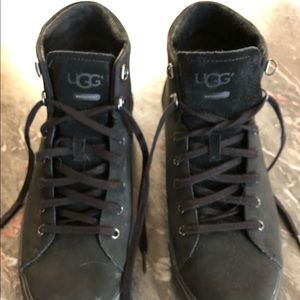 Uggs Shoes Black gray suede boots men’s Size 11